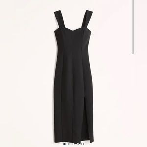 COPY - Wide Strap Corset Midi Dress